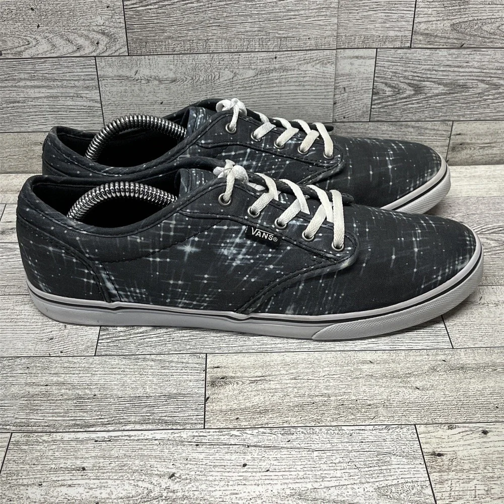 Vans Winston Low Shooting‎ Stars Canvas Skate Shoes Women Size 9.5